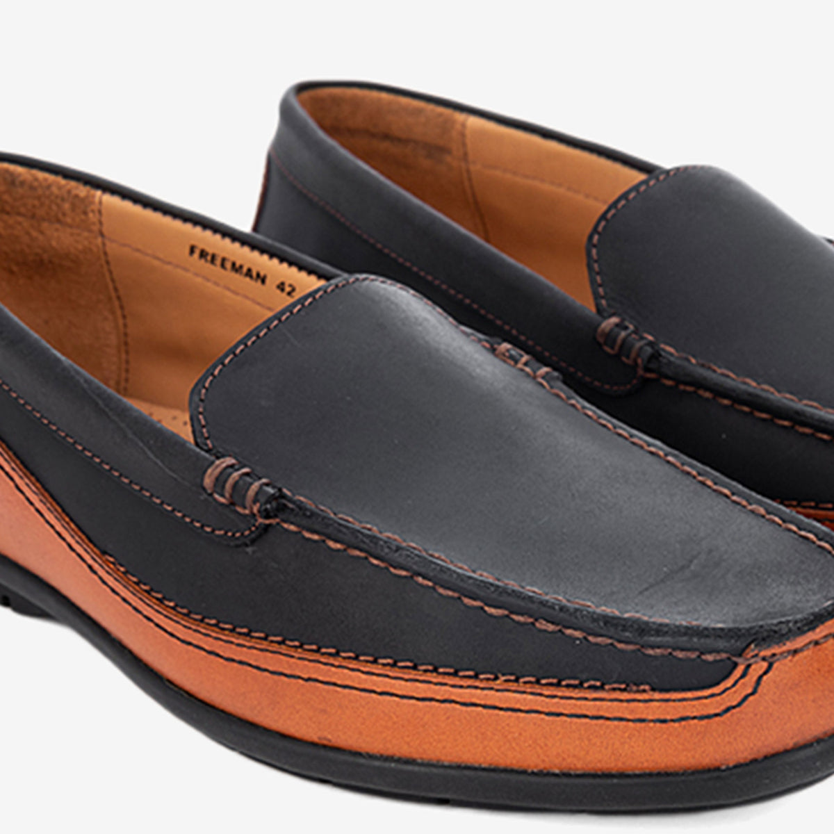 FREEMAN in Black BRISTOL SHOES & SHOE FACTORY