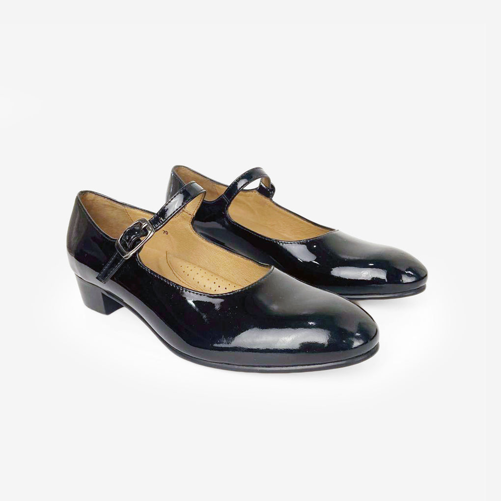 CARA in Black – BRISTOL SHOES SHOE FACTORY - Main Image